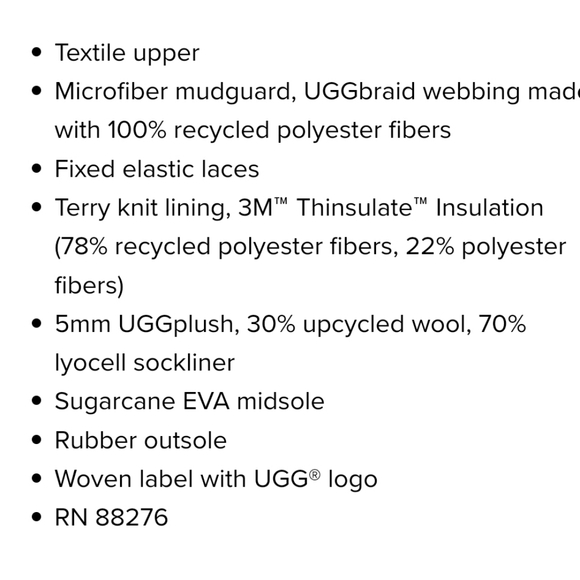 UGG CA78 Tasman Men's 9 Shaded Clover/Black - Picture 8 of 8